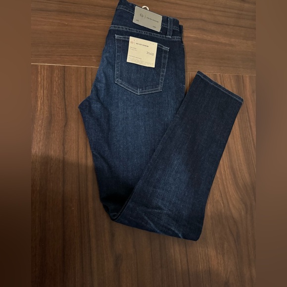 AG Adriano Goldschmied Men's Dark Indigo Slim Jeans size 31X32 made in japan - Picture 11 of 11